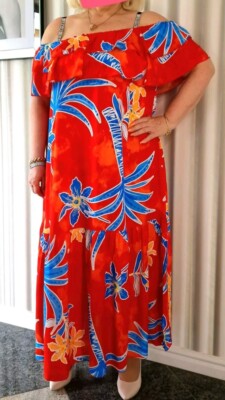 Summer dress maxi dress size 46-48. ,.