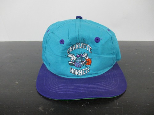 VINTAGE Charlotte Hornets Hat Cap Snap 