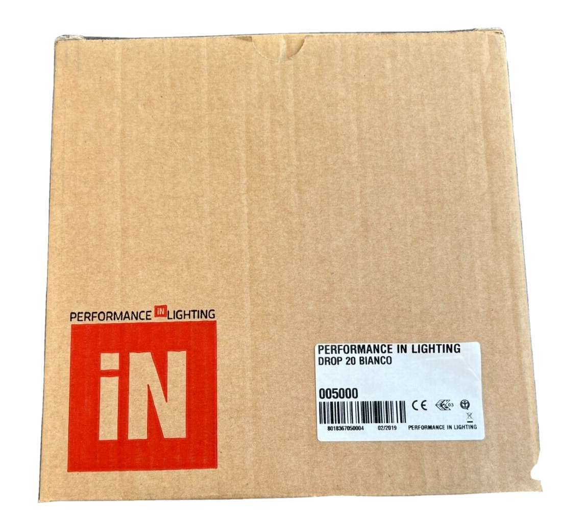 PLAFONIERA  PERFORMANCE IN LIGHTING DROP 20 BIANCO ORIGINALE