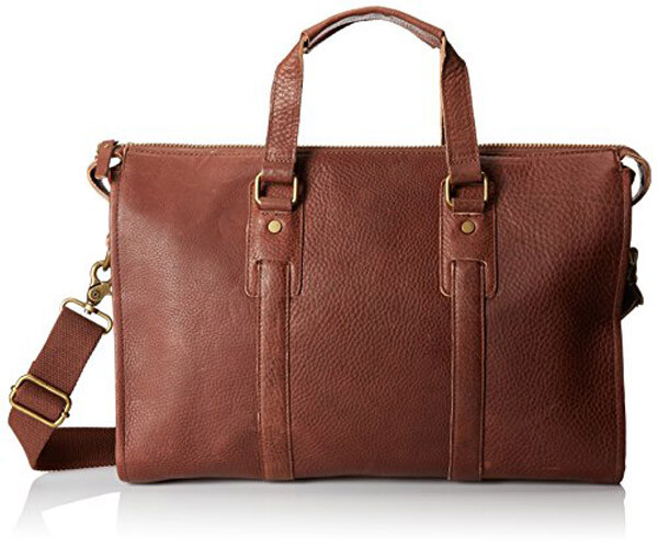 Мужская классическая кожаная дорожная сумка-портфель JD Fisk через плечо, 2 варианта цвета