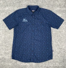 Patagonia Shirt Mens M Navy Blue Go-To Lightweight Shirt Dogfish Head Distillery