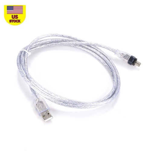 100 200 400 Mbits 4 pin To USB Male To Firewire IEEE 1394 Data Transfer 100-200-400-mbits-4-pin-to-usb-male-to-firewire-ieee-1394-data-transfer
