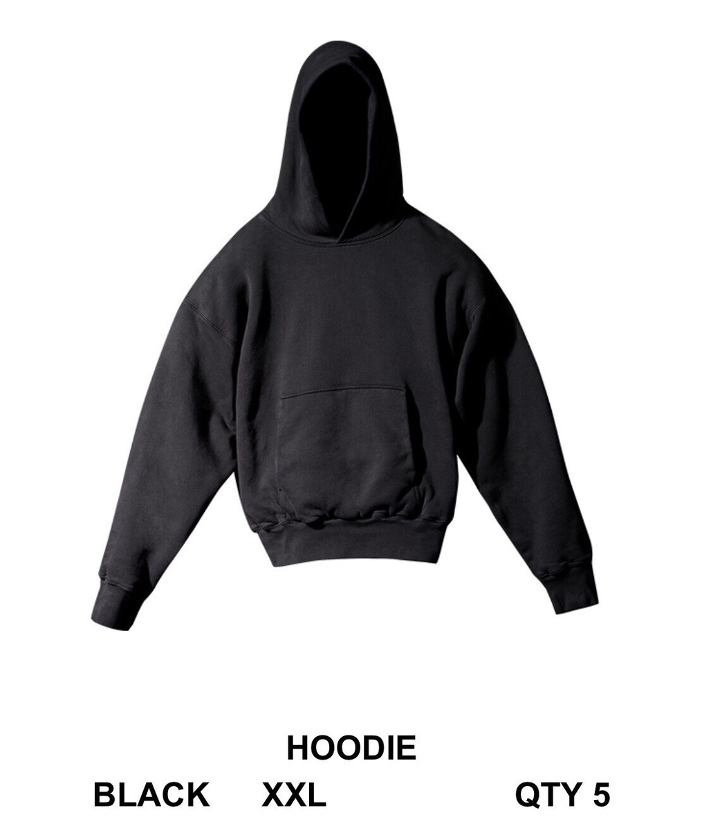 【極美品】YEEZY GAP zipup hoodie ブラック　M Yeezy x Gap Zip Up Exclusive Hoodie Poetic Black Men's - SS22 - US