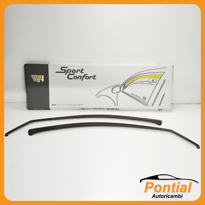 DEFLETTORI ARIA ANTITURBO PER NISSAN MICRA 2010-2013 PORTE ANTIVENTO FUMÈ