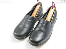 WORX by redwing Women Leather black Clogs work,comfy,walk slip on 9M $125 