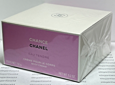 CHANEL CHANCE EAU TENDRE Body Cream 5.2 oz/ 150g 100% AUTHENTIC