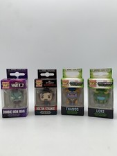 Funko Pocket Pop! Llavero Marvel Lote De 4 Loki Doctor Strange Thanos Iron Man