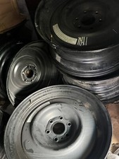 Set Of 4 GM Transport Wheel Black Steel Rim 22X 9 Bolt Pattern 6X5.5 WITH SENSOR