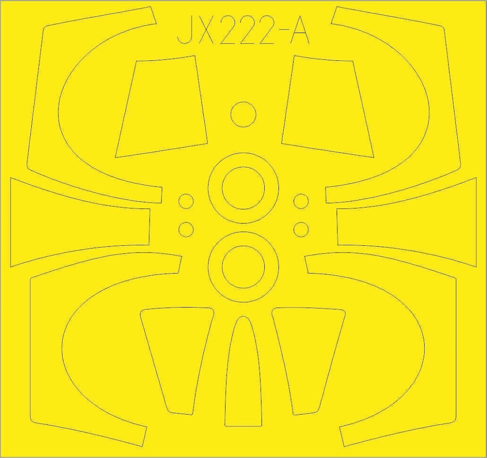 Eduard 1/32 paint masks TF-104G for Italeri - JX222 Eduard 1/32 paint masks TF-104G for Italeri - JX222