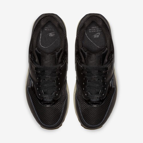 Para mujer Nike Air Max 1 - TALLA 6 - 319986-039 Negro Summit Cuero Blanco Patente - Imagen 2 de 6