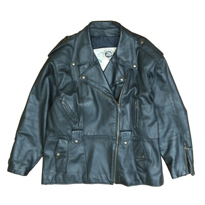Vintage Bristol Motoring Tour Racing Motorcycle Jacket Womens Size 18 80s