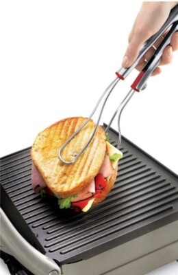 Cuisipro 747173 12'' 30cm Edelstahl Küche Panini Grillzange Utensil BBQ