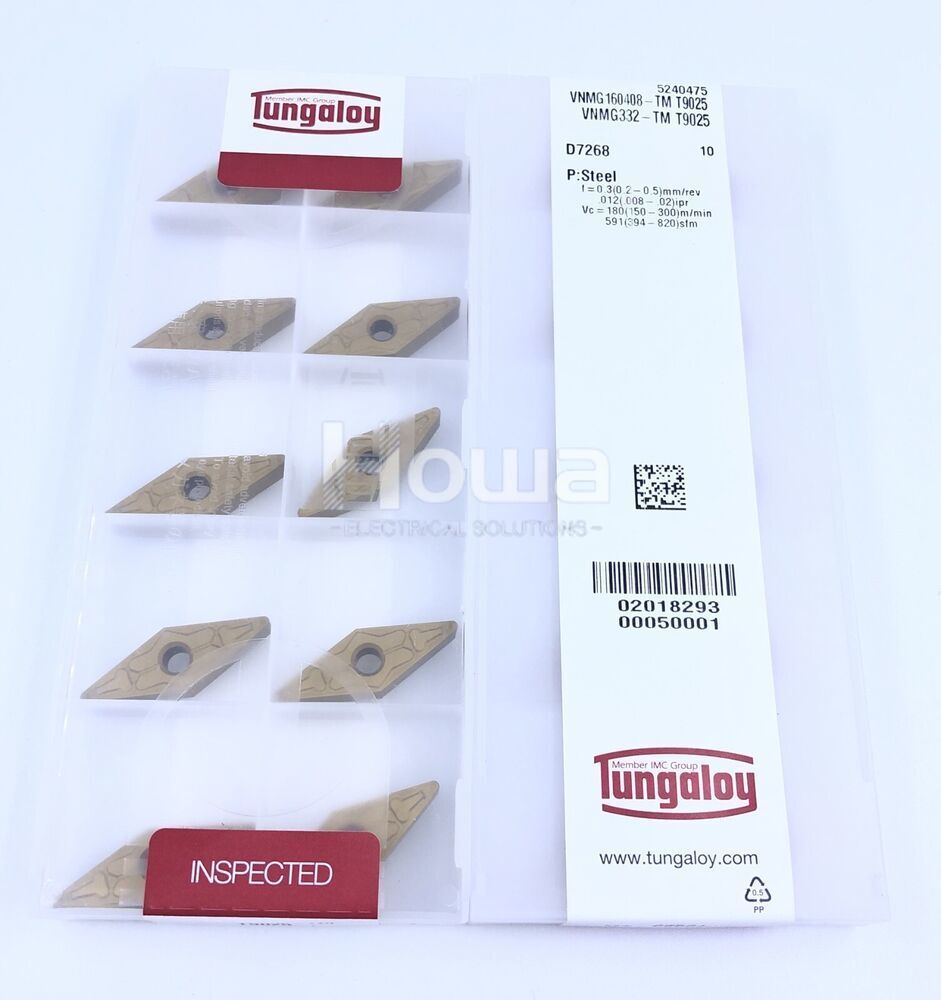 10Pcs/box Tungaloy VNMG160408-TM T9025 VNMG332-TM CNC