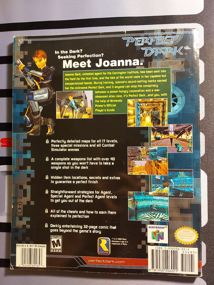 Perfect Dark N64 Nintendo Power Official Player's Guide - Image 2 of 4