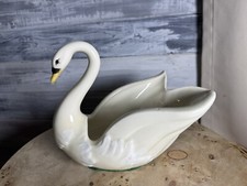 VTG Swan Ceramic Planter