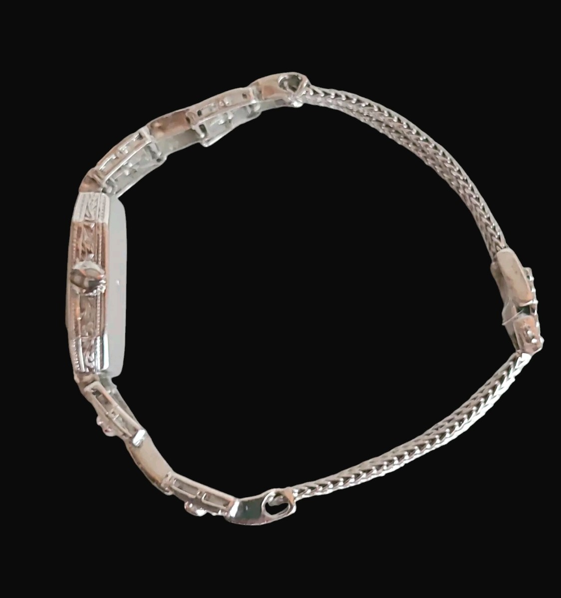 Baume & Mercier 1930s Art Deco Handmade Diamond & Platinum  display picture 1