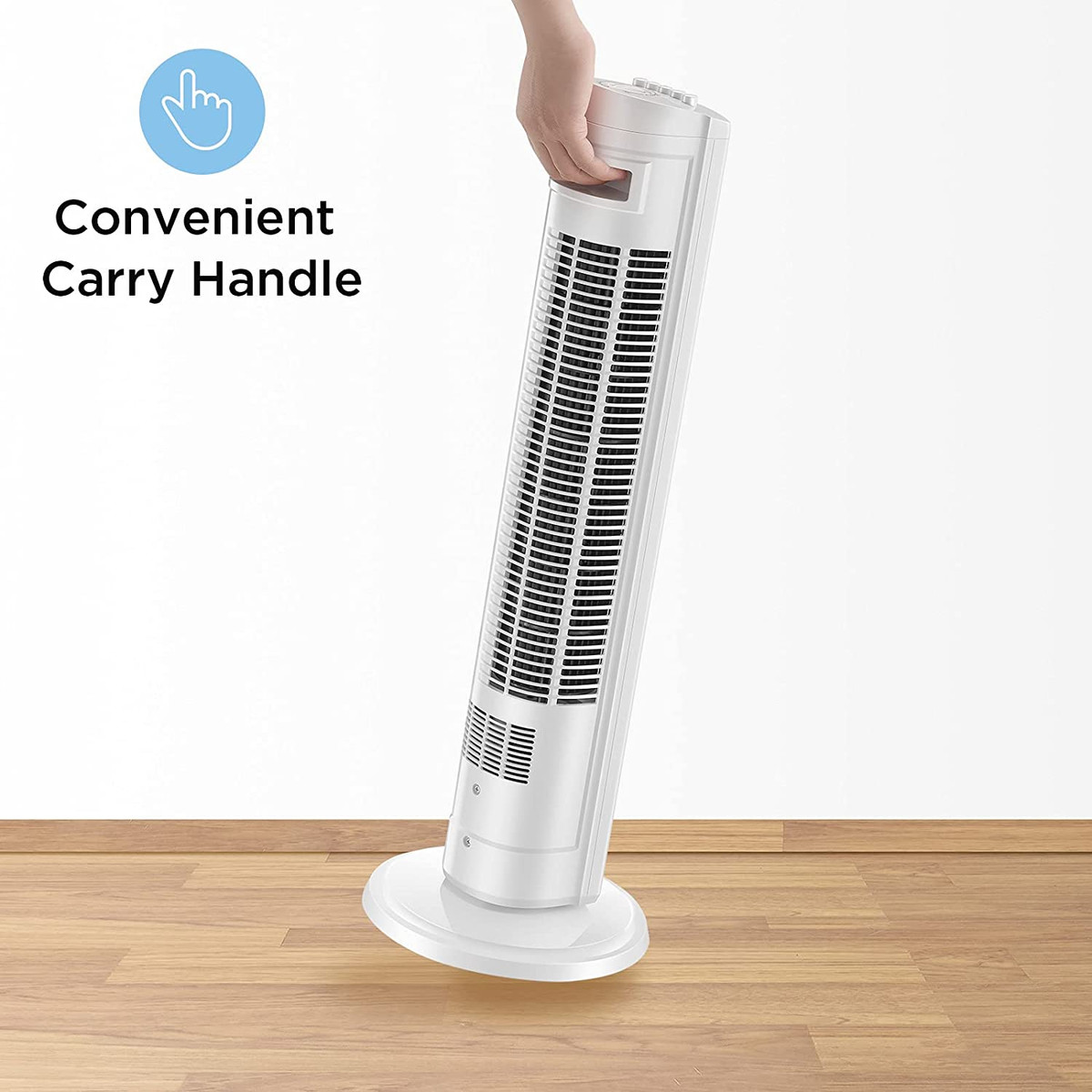 PELONIS 30 Inch Oscillating Tower Fan with 3 Speed Settings and Auto-Off  Timer, | eBay