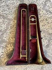 Vintage Ambassador Fullerton California Trombone Hard instrument case