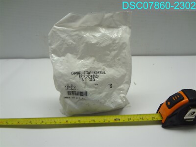 QTY=1 PK OF 10: CHANNEL STRAP-UNIVERSAL EMT/TMC/RIGID 3/4''18503