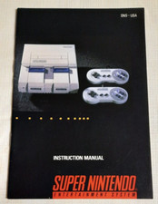 Super Nintendo Instruction Manual ONLY SNES