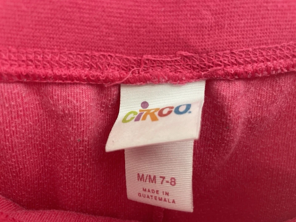 Pantalones Circo Niños Niñas Sólidos Rosa Caliente Acogedores Cintura Elástica Tirar de Pierna Acampanada M 7-8 Foto 2 de 4