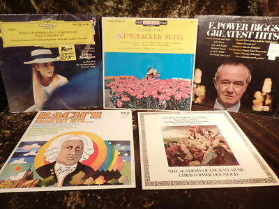 E. Power Biggs Mozart Piano Concertos No17 Tchaikovsky Nutcracker Handel Bach