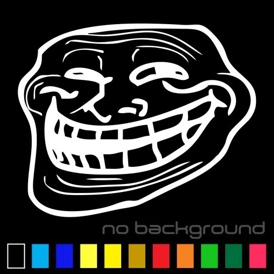 Troll Face Stickers for Sale