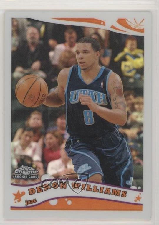 2005-06 Topps Chrome Refractor 940/999 Deron Williams #200 Rookie RC 0kr8