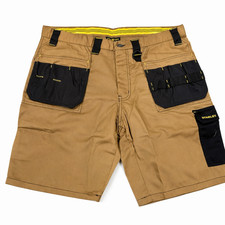 Stanley Lincoln Work Shorts Tan Size 34 STW40018-006
