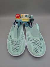 Speedo Junior Surf Strider Water Shoes Socks Sail/Blue Large 4-5 NEW