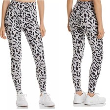 Varley Duncan High Rise Full Length Leggings Buckthorn Silver Cheetah Medium