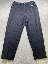 Faded Glory Jean Co Womens Size 18W Tall Black Relaxed Fit Denim