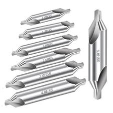Center Drill Bits Set - High Speed Steel Center Drill Bit Countersink Tools for 
