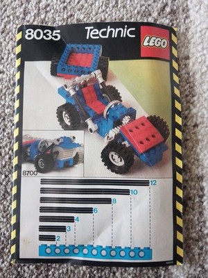 Lego Technic 8035 Bauanleitung 1986