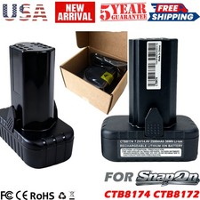 Tool Battery For Snap-On CTB8174 14.4V 2.5Ah CTB8172 CTC772/123 CT861DB CTR862