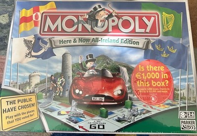 Monopoly Here And Now All-Ireland Edition Brandneu und Sealed