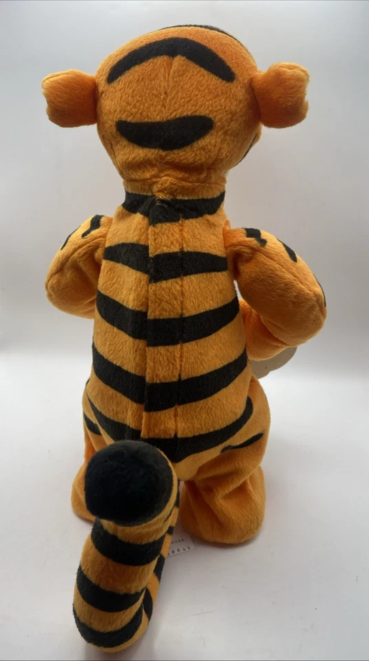 Vintage 1998 Disney Tigger Talking Bouncing Jumping 12" Plush Toy Doll with Tags - Image 3 of 4