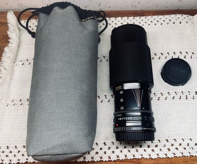 Vintage Canon FD 70-210mm f/4 Lens with FD-EF Adapter for EOS DSLR Full Frame