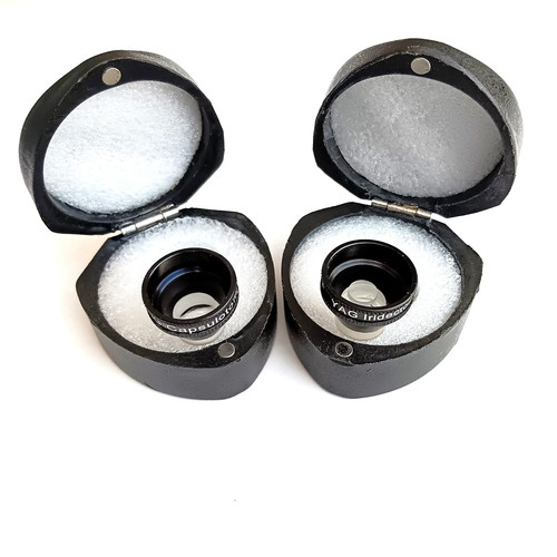 Set combinato lenti chirurgia laser iridectomia e capsulotomia oftalmica medica YAG - Foto 9 di 14