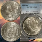 1889 O Morgan Silver Dollar, PCGS MS62, Bright White, Tough O Mint, Pretty C8292