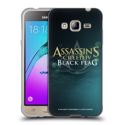 ASSASSIN'S CREED SCHWARZE FAHNE LOGOS SOFT GEL HANDYHÜLLE FÜR SAMSUNG HANDYS 3
