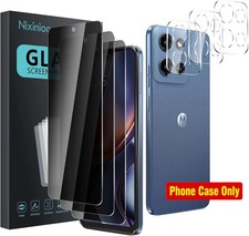 3 Pack Privacy Screen Protector for Motorola Moto G 5G 2025 with Camera Lens Pro