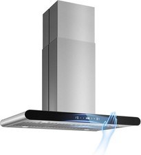 Tiesay 36 Island Range Hood 700 Cfm Touch Control Ductedductless