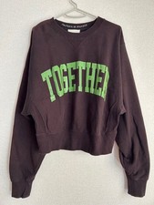 Moussy スウェット Fサイズ Black TOGETHER Smiley Face