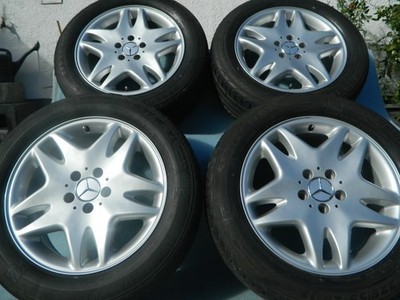 4x Mercedes Felgen ANKAA f. W220 u. C215 A2204010202 7,5 J x 17 Zoll ET 46  TOP 