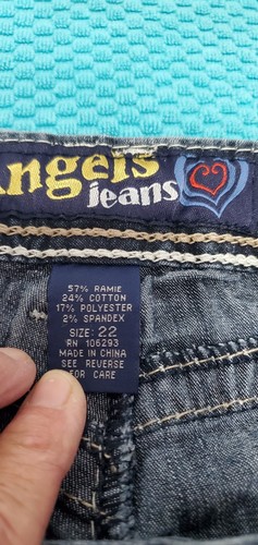 Angel Jeans donna Bling pantaloni gamba dritta impreziositi tasche con patta taglia 22 - Foto 11 di 14
