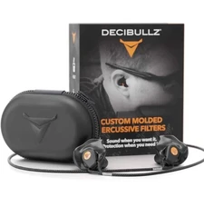 Custom Molded Percussive Shooting Filter Earplugs