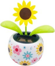 Sunflower Solar Dancing Flower Toys, Powered...
