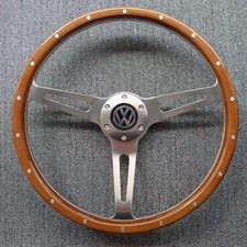 15 Wooden Steering Wheel For Volkswagen Beetle 1200130016001303