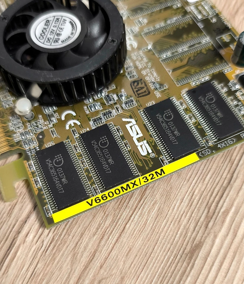 ASUS V6600MX/NVIDIA NV10 GeForce 256 32MB SDR AGP 4x Vintage Graphics Card*RARE* - Image 3 of 4